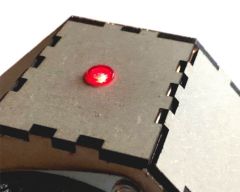 Obturateurs transparents Rouges pour DEL ou LDR Sachet de 20