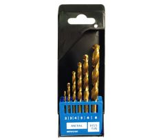 OPM-TITANE-B198, coffret de 6 forets-HSS-titane,  Ø 2, 3, 4, 5, 6, 8 mm.