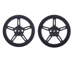 Roues 60×8mm pour Servomoteur micro à rotation continue FS90R (2pcs)