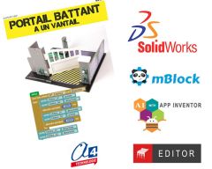 Dossier et ressources numériques offertes pour Maquette Portail 1 battant 1 vantail