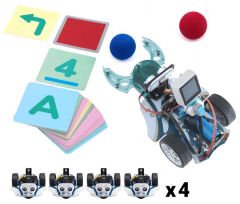 ROB-SCPRO-PACK1 Pack expérimentation avec 4 Cutebot Pro et ses accessoires