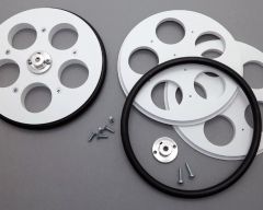 Roues PVCEX Ø130mm ép.12mm pour axe Ø 3mm