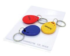 Lot de 3 badges et 2 cartes RFID 125 KHz