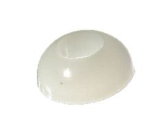 Rondelle PA6 demi-ronde de blocage pour axe ou jonc D 6 - BLANC