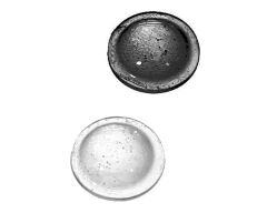 Pied antidérapant bombé souple auto-adhésif - NOIR- D8mm