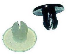 Rivet PA6 élastique D 12 - Perçage D 5 ép serrée 4 mm maxi - NOIR 