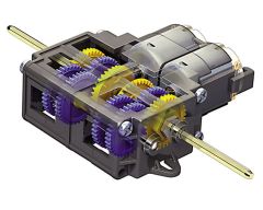 Double motoréducteur droite/ gauche 4 vitesses