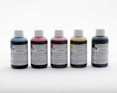 Pack de 5 teintures 25 cl, couleurs de base pour plastiques, résines 