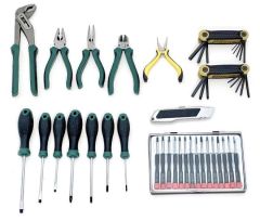 TROUS1-DEMONT-A, coffret réparabilité PACK-1 : Lot de 30 outils pour démonter un objet, vue détaillée des outils