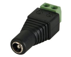 Lot de 5 fiches femelles 5,5 x 2,1 mm vers connection à vis