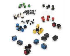 Assortiment de boutons poussoirs et interrupteurs 