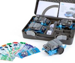 VAL-PACK-MBOT2-04, Pack Classe Valise avec 4 mBot2 en kit de Makeblock et 20 cartes Exo-Prog