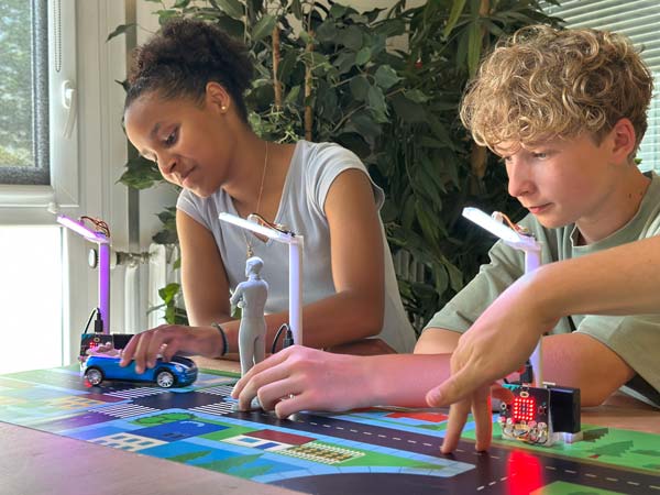 activité avec les lampadaires connectés