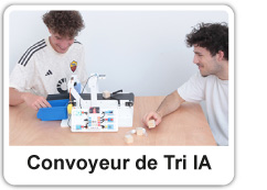 Convoyeur de tri IA