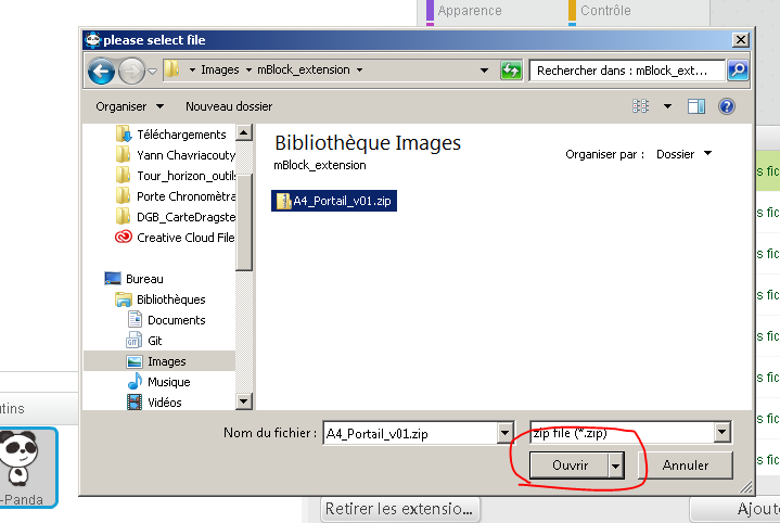 MBlock OuvrirExtension.PNG