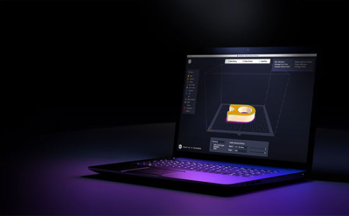 Interface du logiciel UP Studio pour les imrimantes 3D Tiertime
